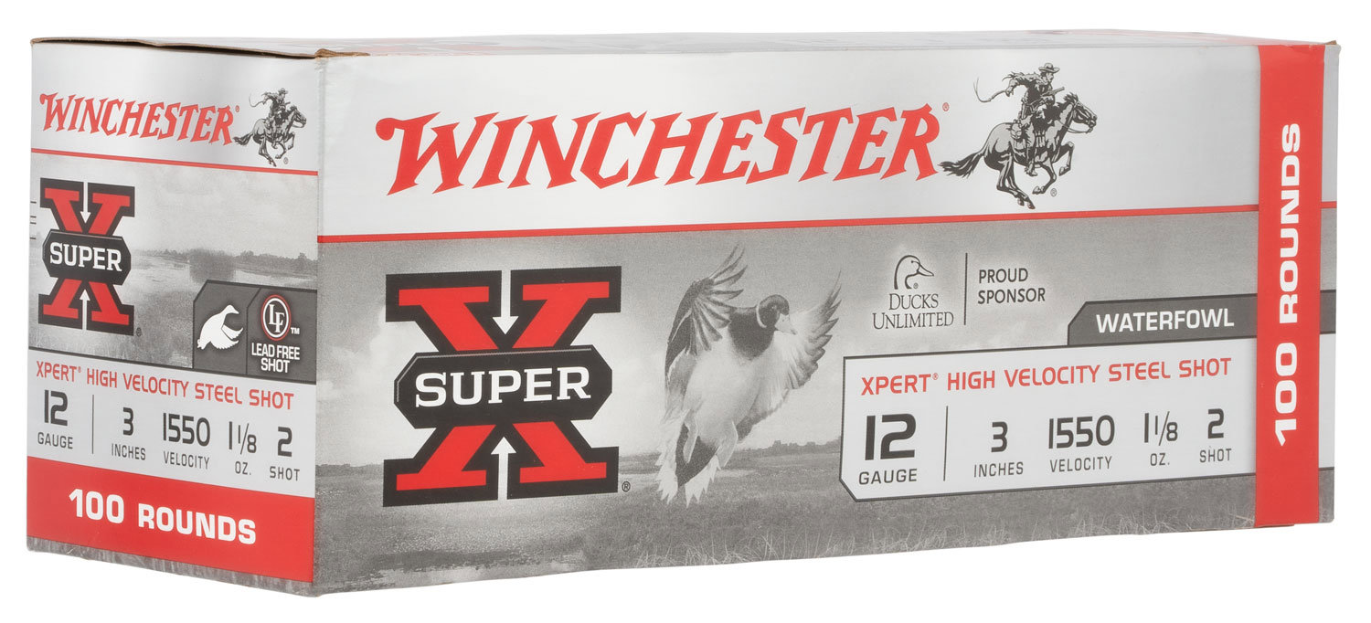 Winchester Repeating Arms Winchester Ammo Wex1232Vp Super X Xpert High Velocity 12 Gauge 3 1 1 8 Oz 100 Bx 2 Cs Value Pack