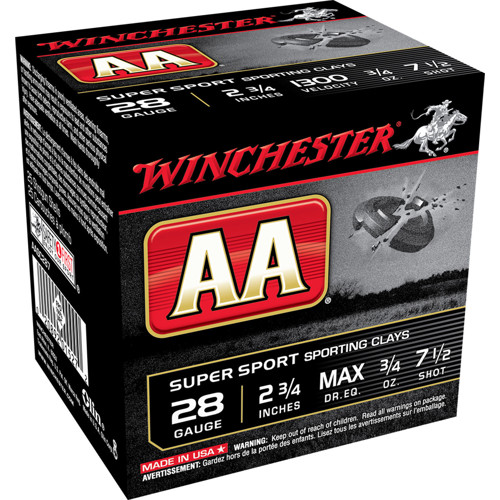 WINCHESTER AMMO 28Ga 2-3/4" Sporting Clays 100rds