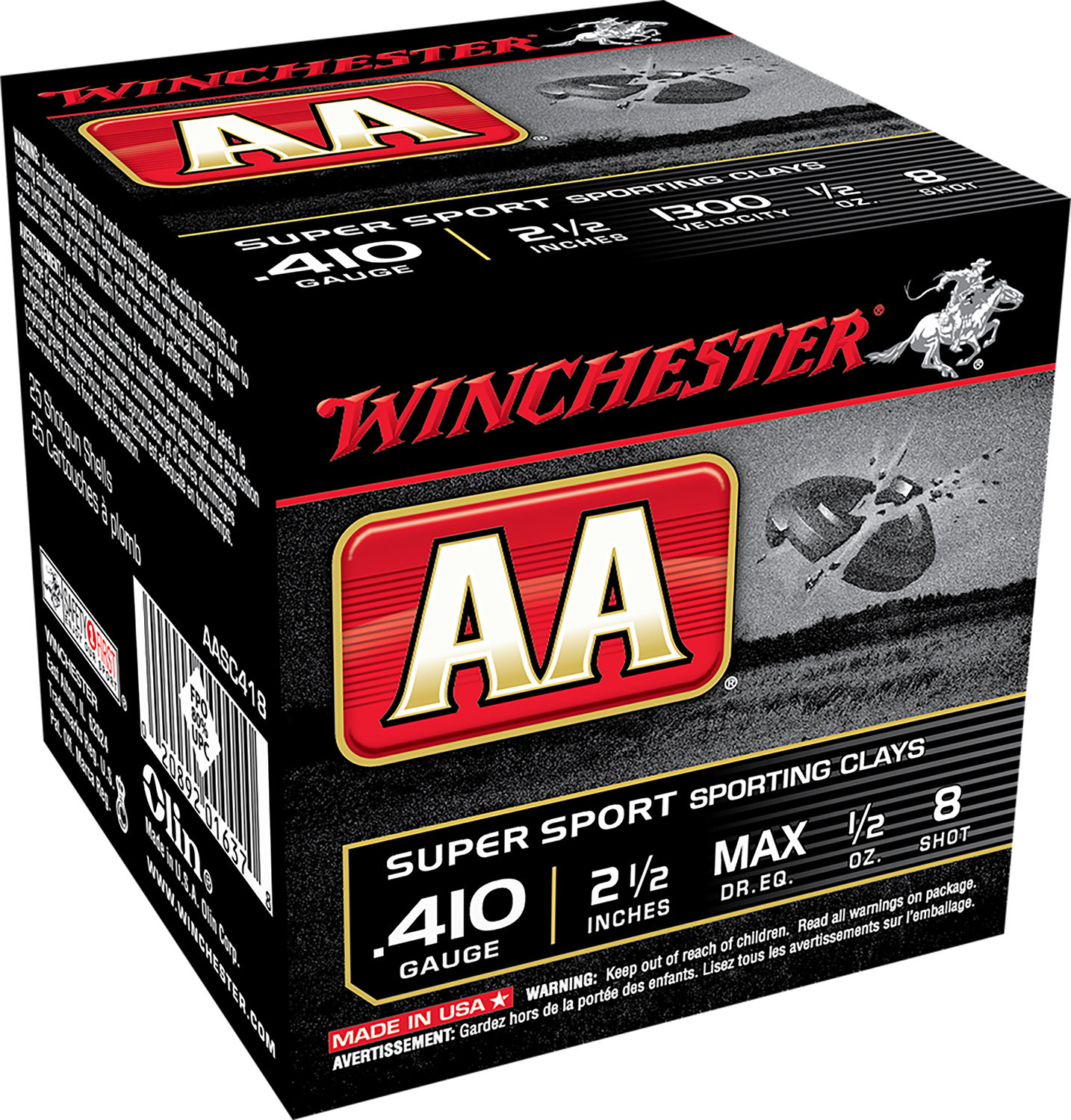 Winchester Repeating Arms Win Aa Sporting Clays Vp 410GA 2.5 8 1 1005