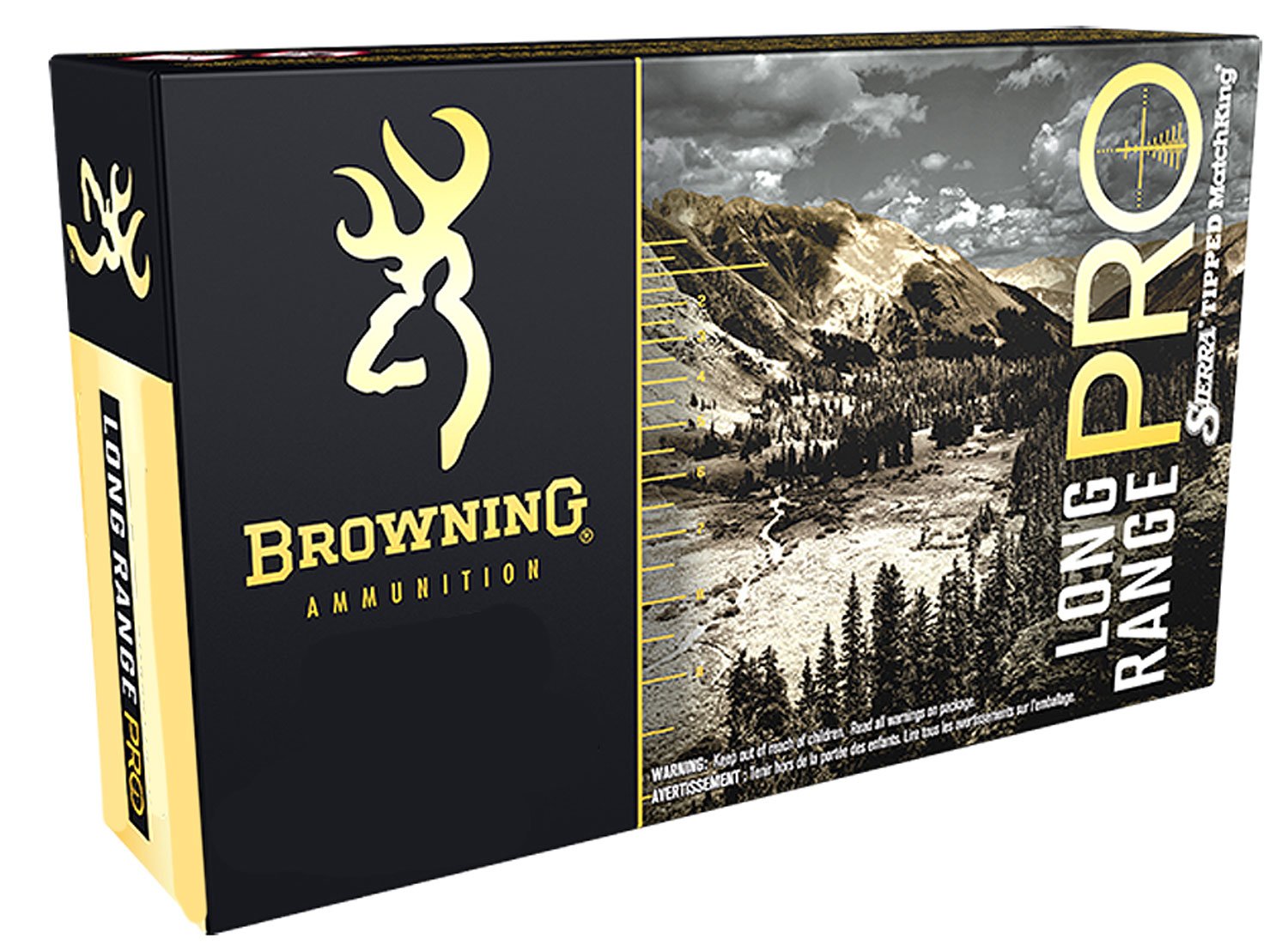 Browning Browning Ammo B192503081 Long Range PRO 308 Win 168 GR Sierra Matchking Btpt 20 Bx 10 Cs