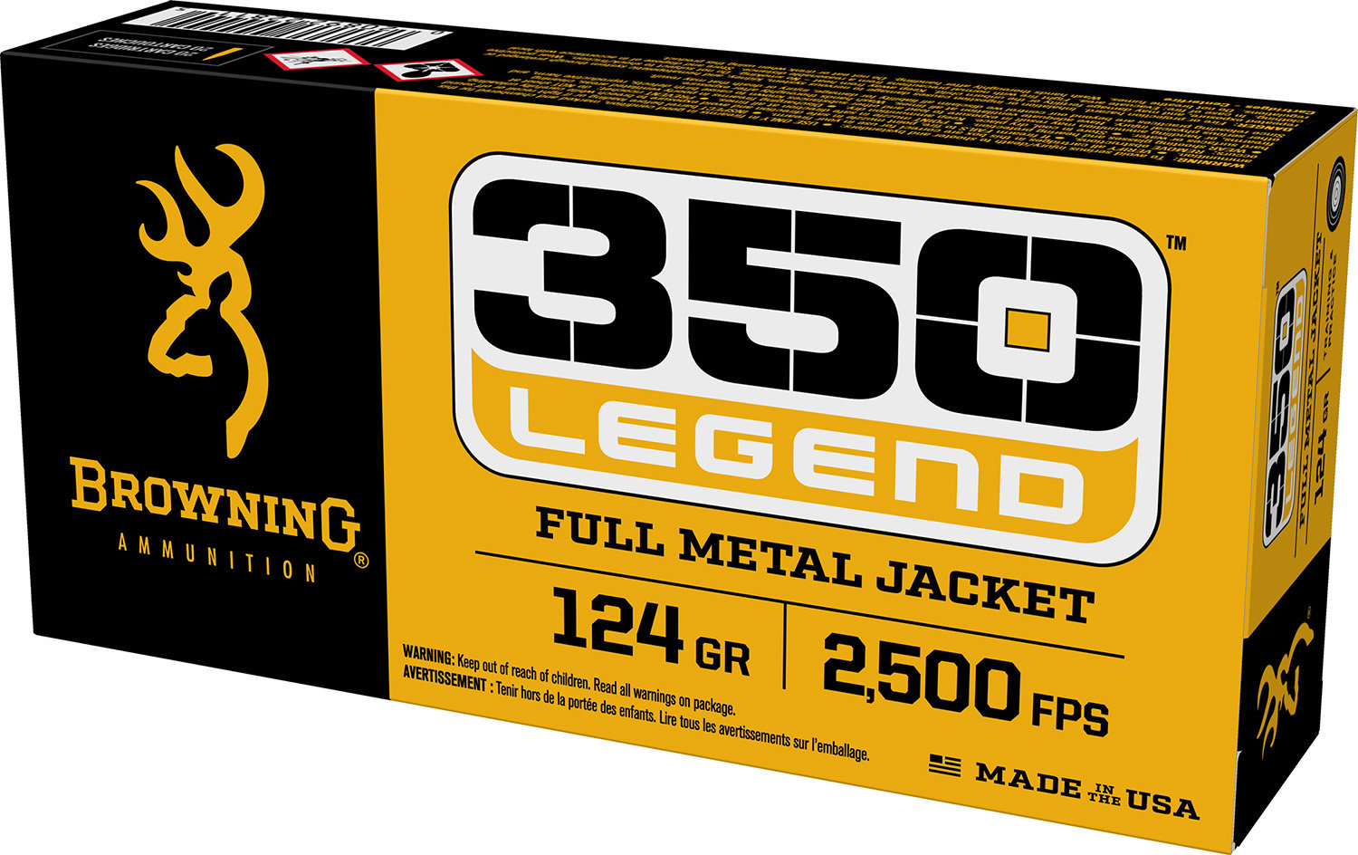 Browning Browning Ammo Target 350 Legend 124 Gr FMJ 20rds