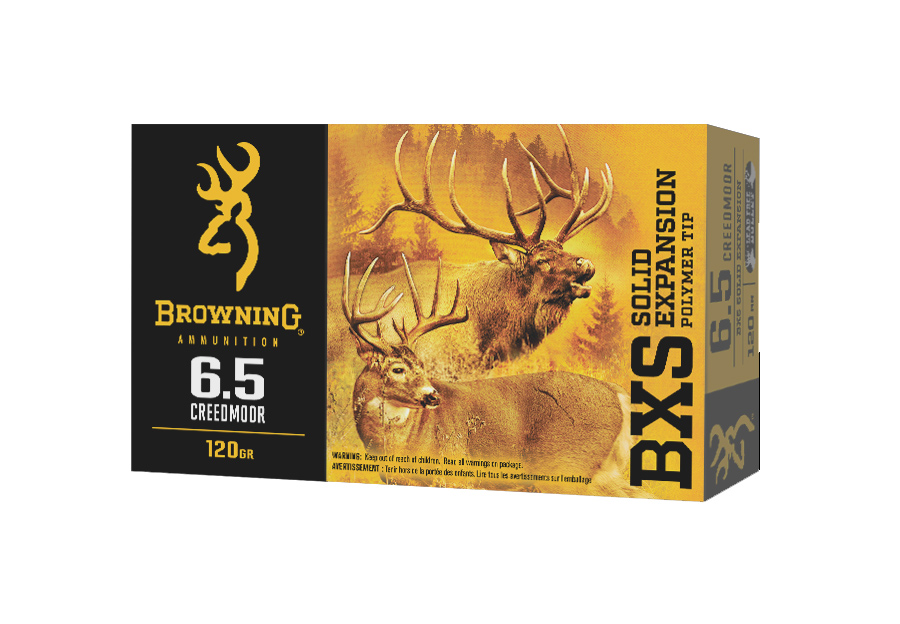 Browning Browning Ammo B192400651 Bxs 6.5 Creedmoor 120 GR Terminal Tip 20 Bx 10 Cs