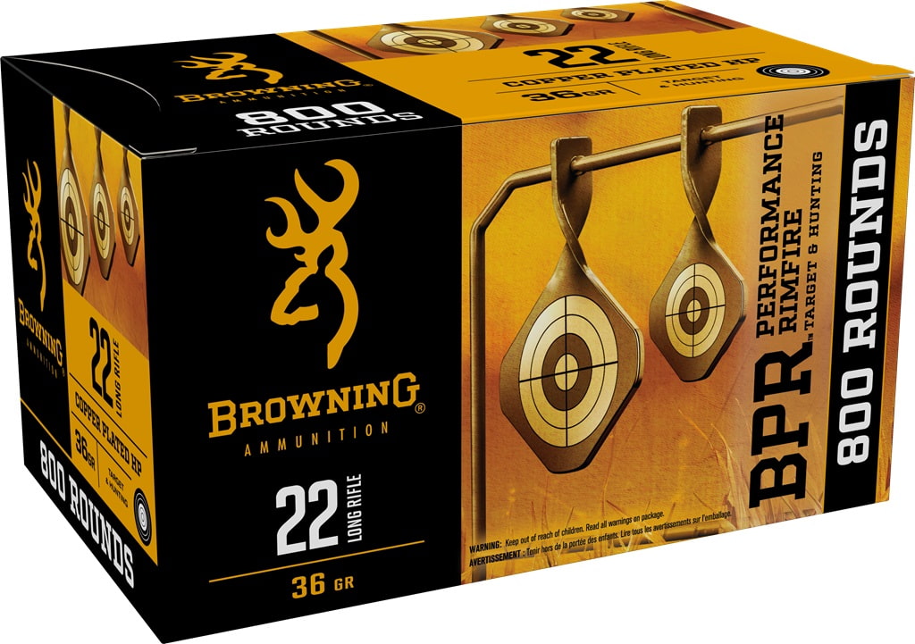 Browning BROWNING BPR Value Pack 22LR 36gr Hollow Point Ammunition | 800 Rounds