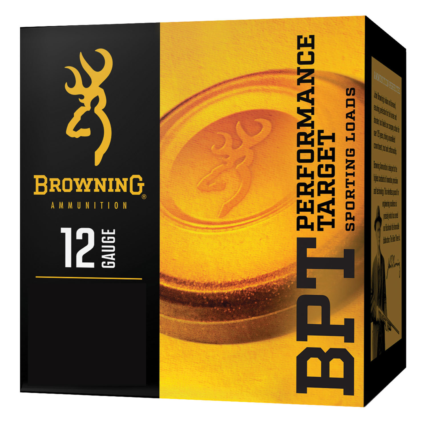 Browning Browning Ammo B193631227 Bpt 12 Gauge 2.75 1 1 8 Oz 7.5 Shot 25 Bx 10 Cs