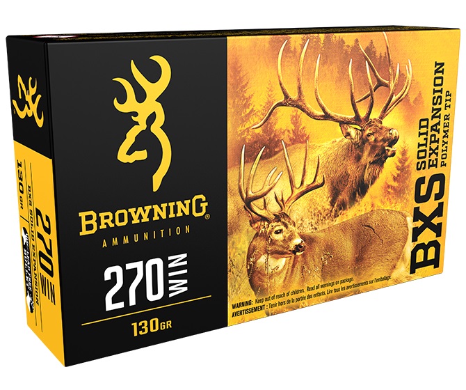 Browning Browning Ammo B192402701 Bxs 270 Win 130 GR Terminal Tip 20 Bx 10 Cs