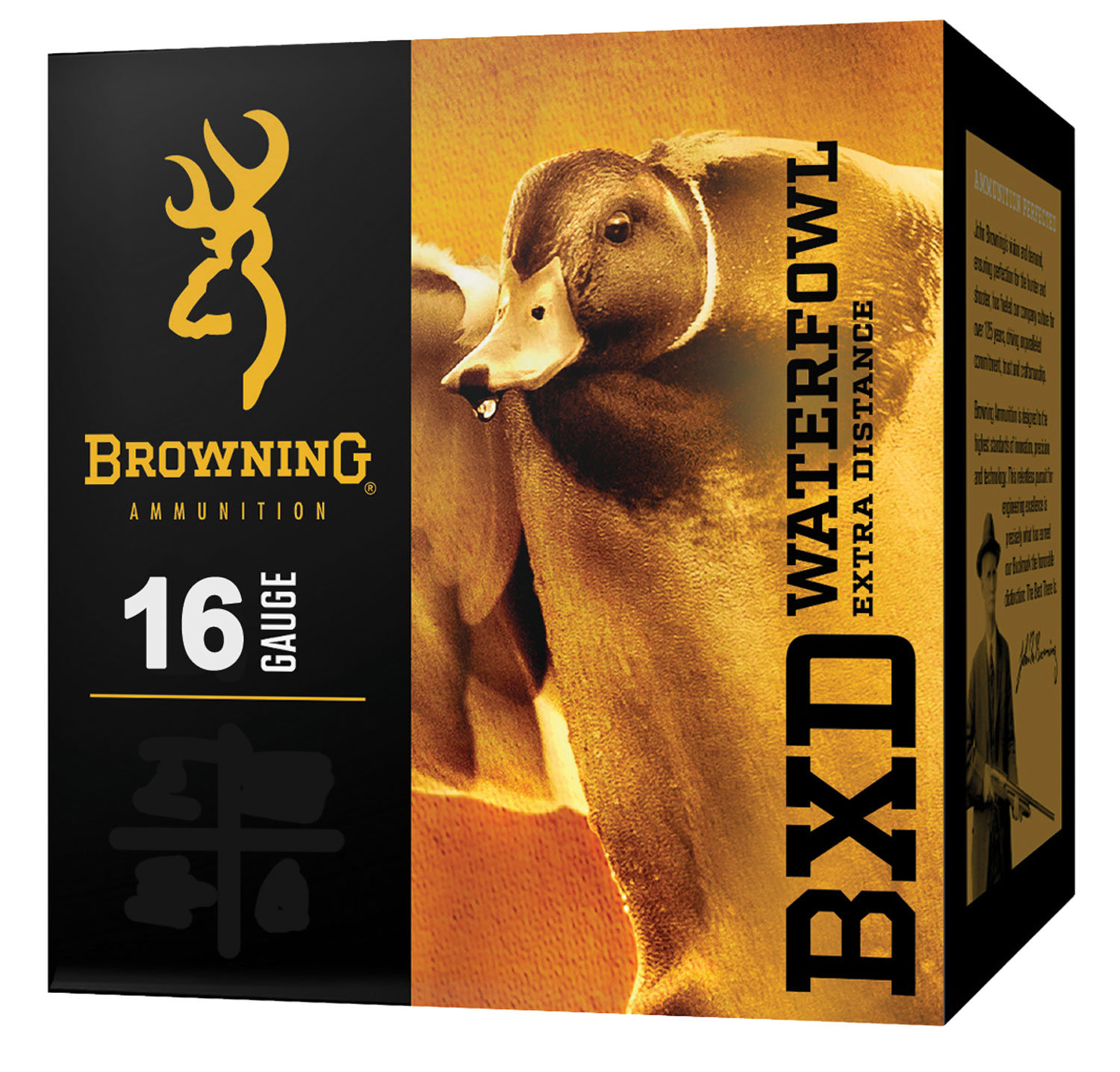 Browning Browning Ammo B193411622 Bxd Waterfowl 16 Gauge 2.75 15 16 Oz 2 Shot 25 Bx 10 Cs
