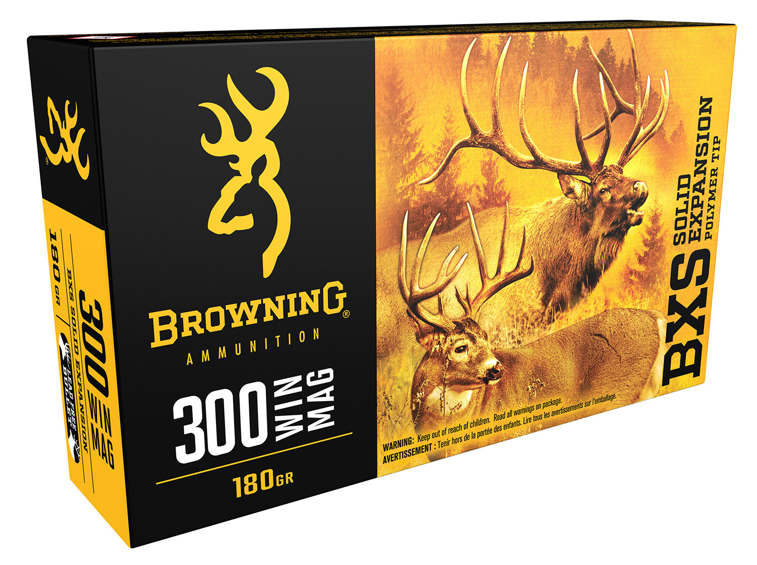 Browning Browning Ammo B192403001 Bxs 300 Win Mag 180 GR Terminal Tip 20 Bx 10 Cs