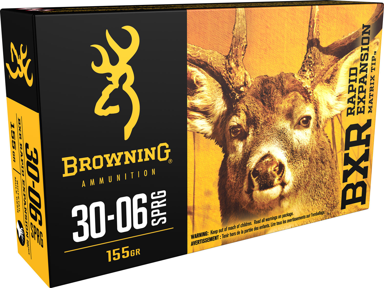 Browning Browning Ammo B192130061 Bxr 30 06 Springfield 155 GR Matrix Tip 20 Bx 10 Cs