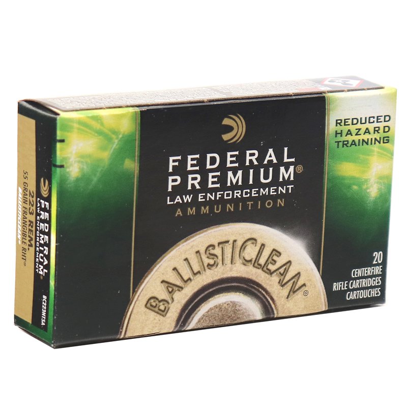 Federal FEDERAL AMMO 223 Rem 55Gr CQT Frangible Premium 20rd
