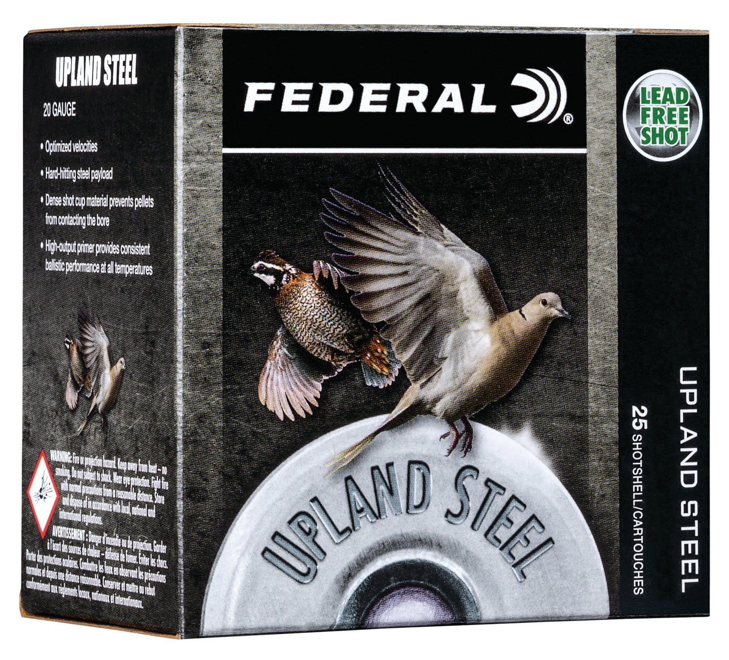 Federal FEDERAL AMMO 410Ga 3" 3/8oz 6 Upland Steel Field & Range 25rd