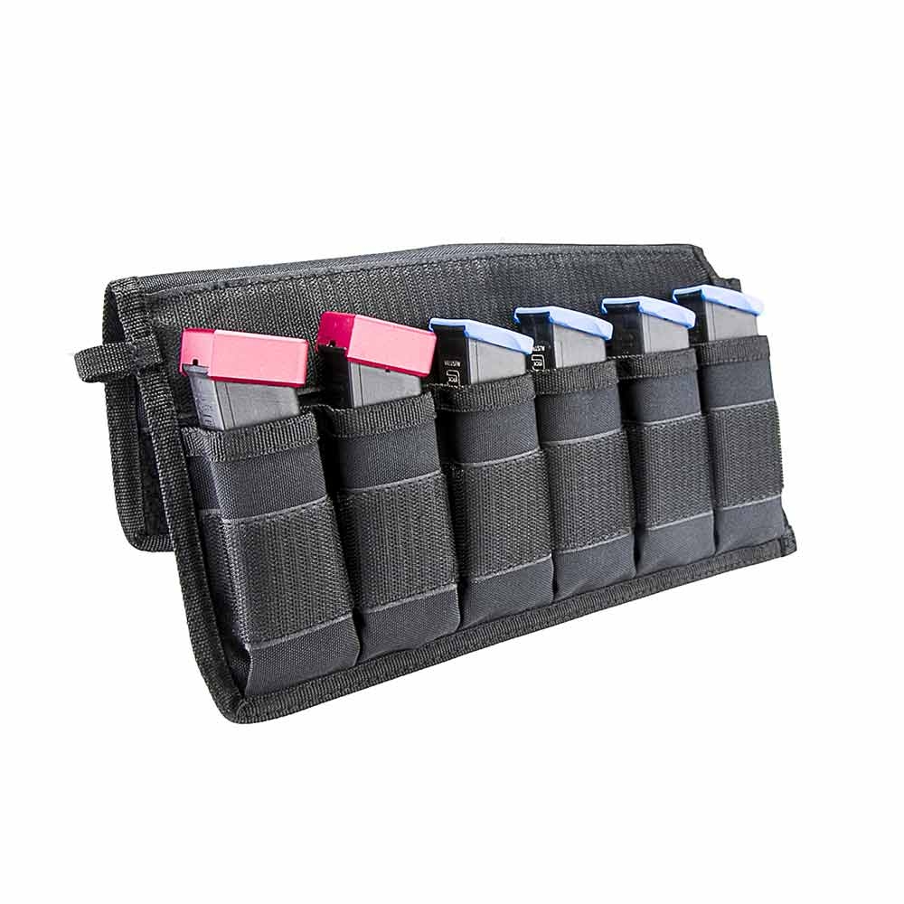 NcSTAR NCSTAR Pistol Magazine Carrier - Large X8 (Black)