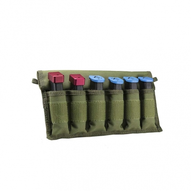 NcSTAR NCSTAR Pistol Magazine Carrier - Large X8 (Green)