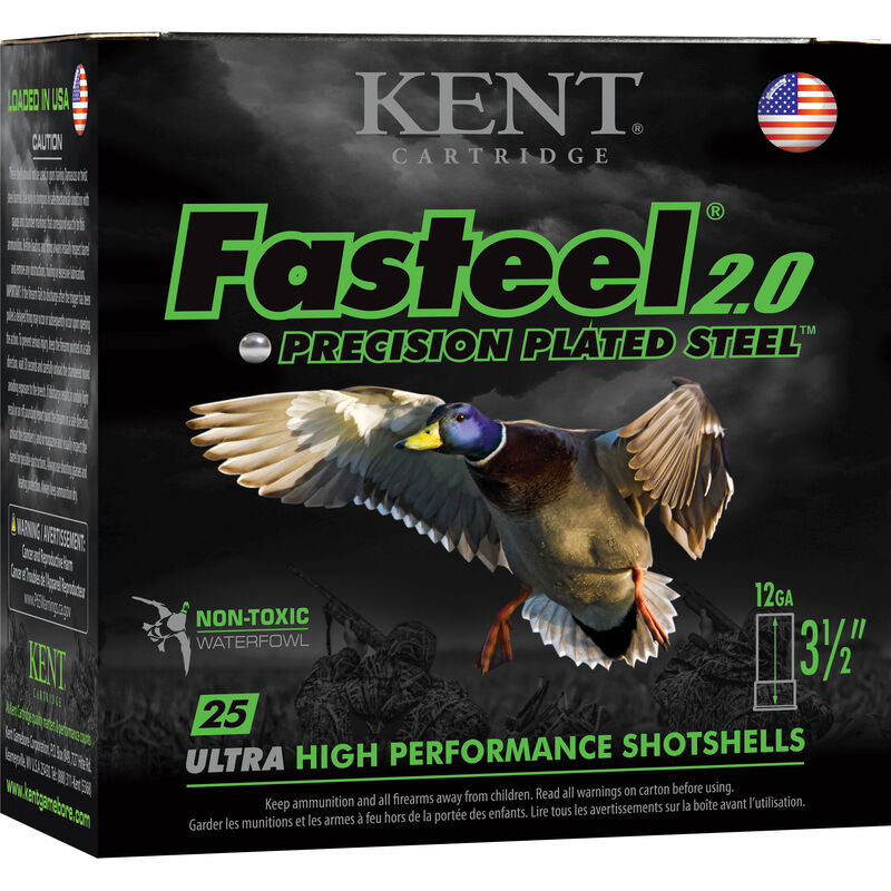 Kent Cartridge AP123S36-2 12Gauge 3″ 1 1/4oz 2Shot 25 Per Box/10 Case