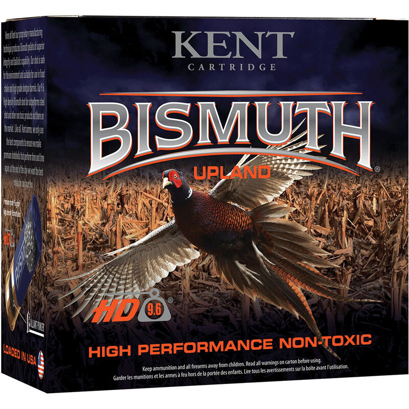 Kent Cartridge Kent Cartridge B123U425 Bismuth Upland 12 Gauge 3.00 1 1 2 Oz 5 Shot 25 Bx 10 Cs