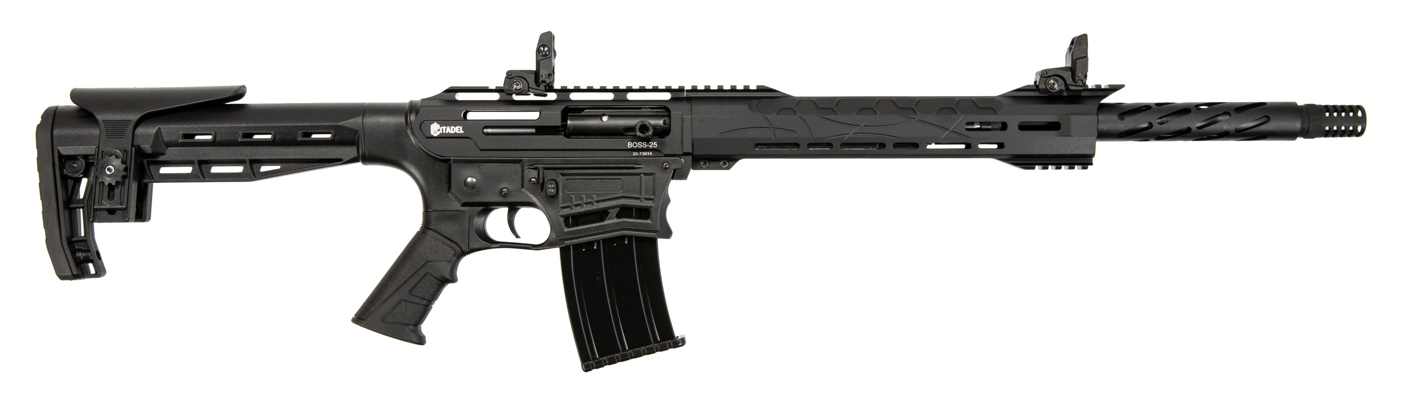 CITADEL Boss-25 12 Gauge 3" 18.75" 5+1 Semi-Auto Shotgun - Black