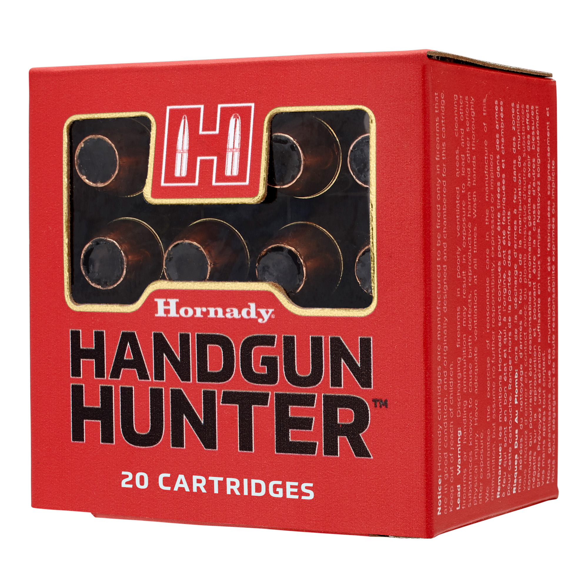 Hornady Handgun Hunter 9mm Luger +P 115-Grain 25-Rounds MonoFlex