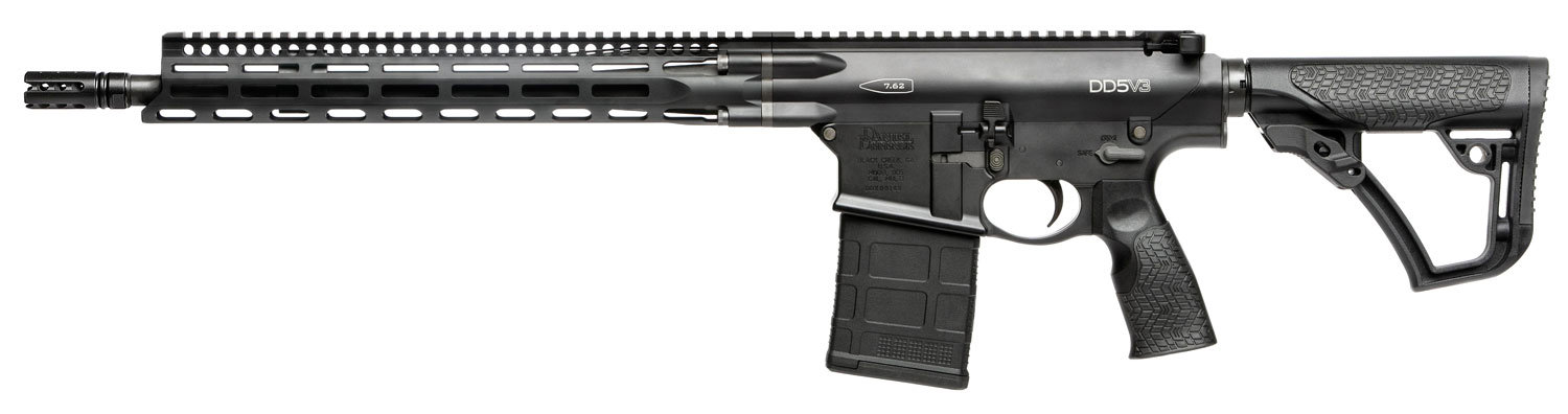 Daniel Defense Daniel Defense DD5 V3 7.62X51MM 16 Barrel No Magazine Black Rifle