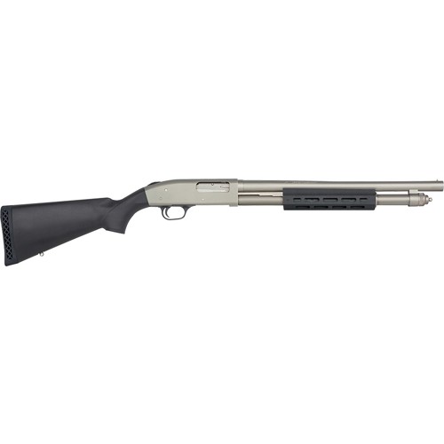 MOSSBERG 590A1 12 Gauge 185 6rd  Silver  Black