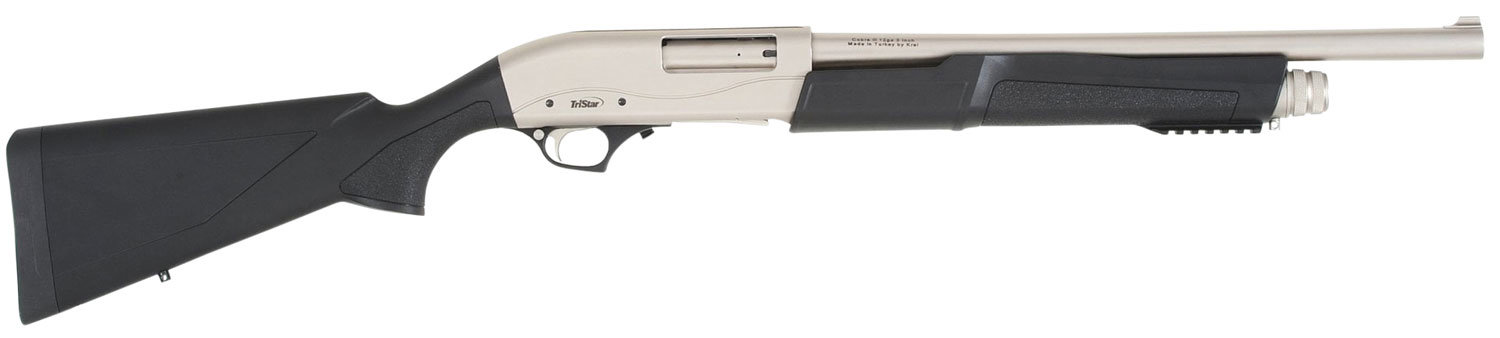 Tristar Trinity II Over/Under Shotgun, 20 Gauge, 3″ Chamber, 28″ Vent Rib, Silver/Walnut Finish UPC 713780331348
