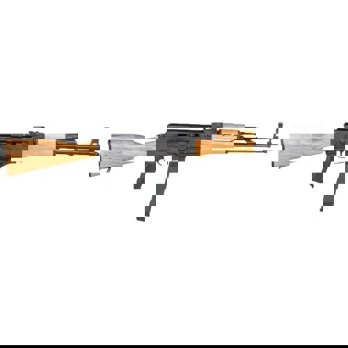 CENTURY ARMS WASRM 9mm 163 33rd SemiAuto AK47 Rifle  Glock Mags  Black  Wood