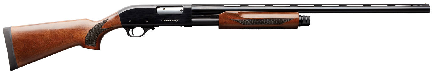CHARLES DALY 301 Field 20 Gauge 3" 26" 4+1 Pump Shotgun - Black / Wood
