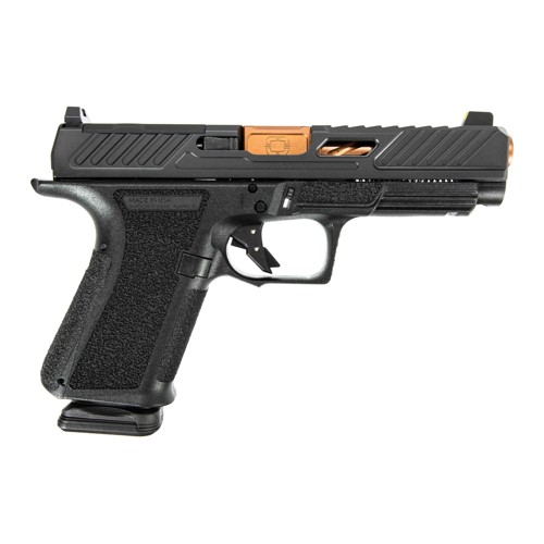 SHADOW SYSTEMS MR920L Elite 9mm 5 15rd Optic Ready Pistol w Night Sights  Black  Bronze