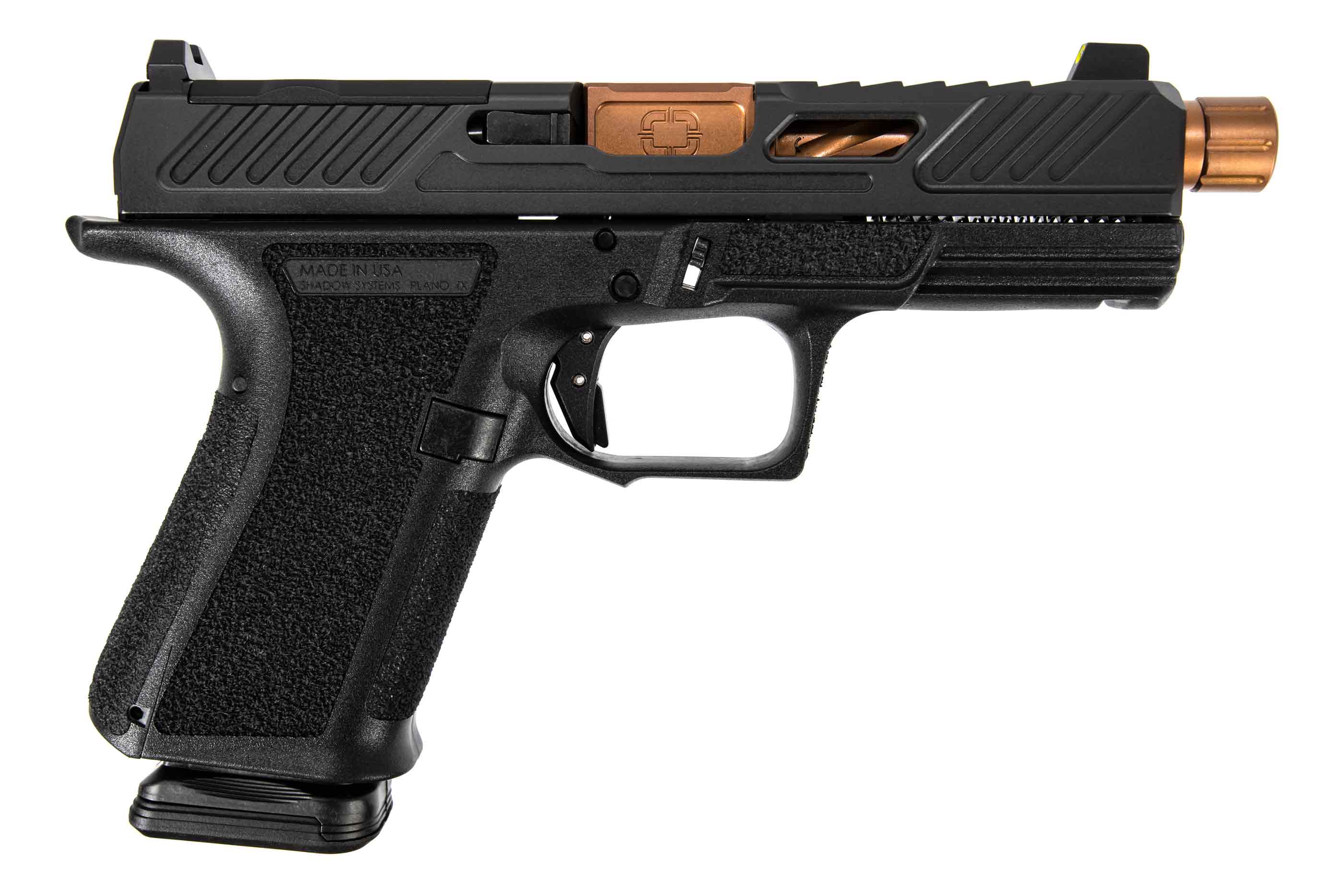 SHADOW SYSTEMS MR920 Elite 9mm 4" 15rd Optic Ready Pistol w/ Threaded Barrel & Night Sights -Bronze