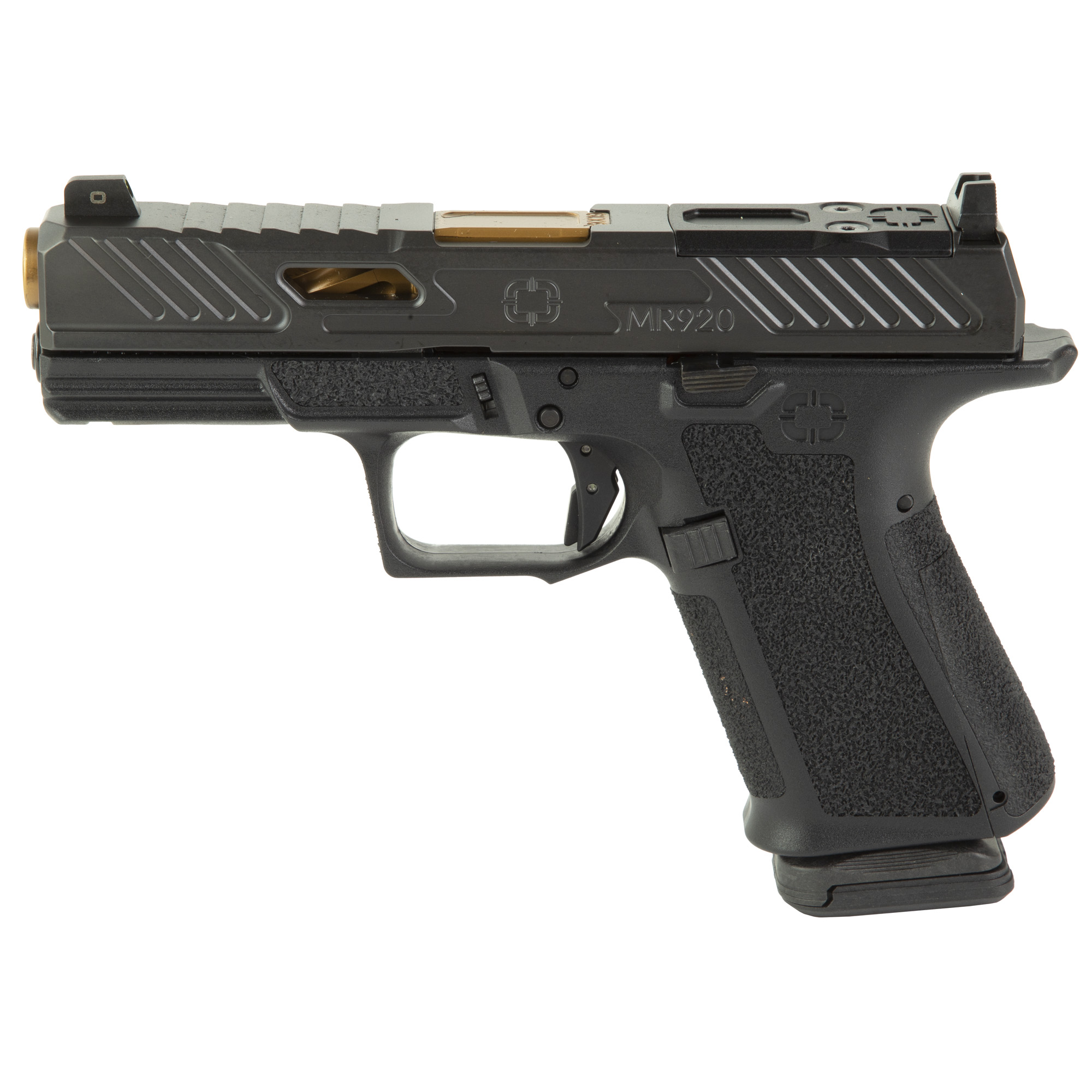 SHADOW SYSTEMS MR920 Elite 9mm 4" 15rd Optic Ready Pistol w/ Night Sights - Bronze / Black