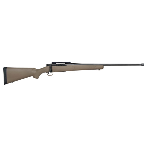 MOSSBERG Patriot Predator 65 PRC 24 4rd Bolt Rifle w Threaded Barrel  Tan  Black