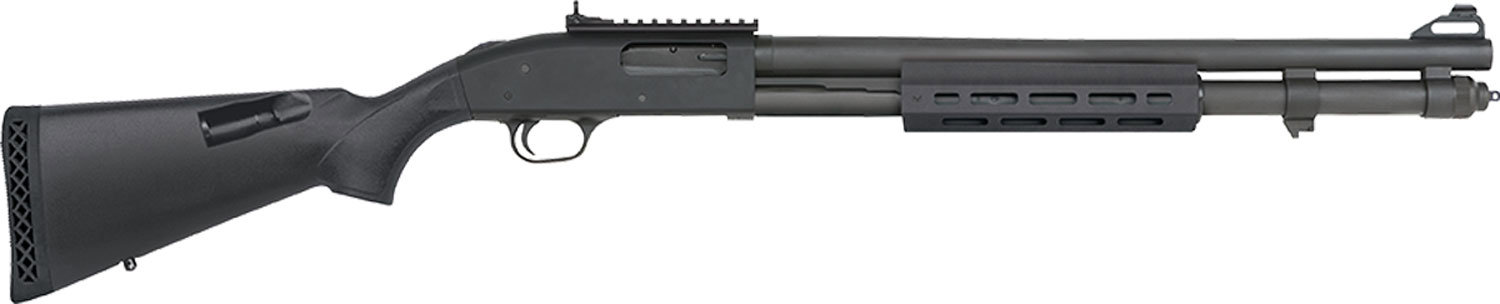 MOSSBERG 590A1 XS Security 12 Gauge 3" 20" 8rd Pump Shotgun - Black Synthetic