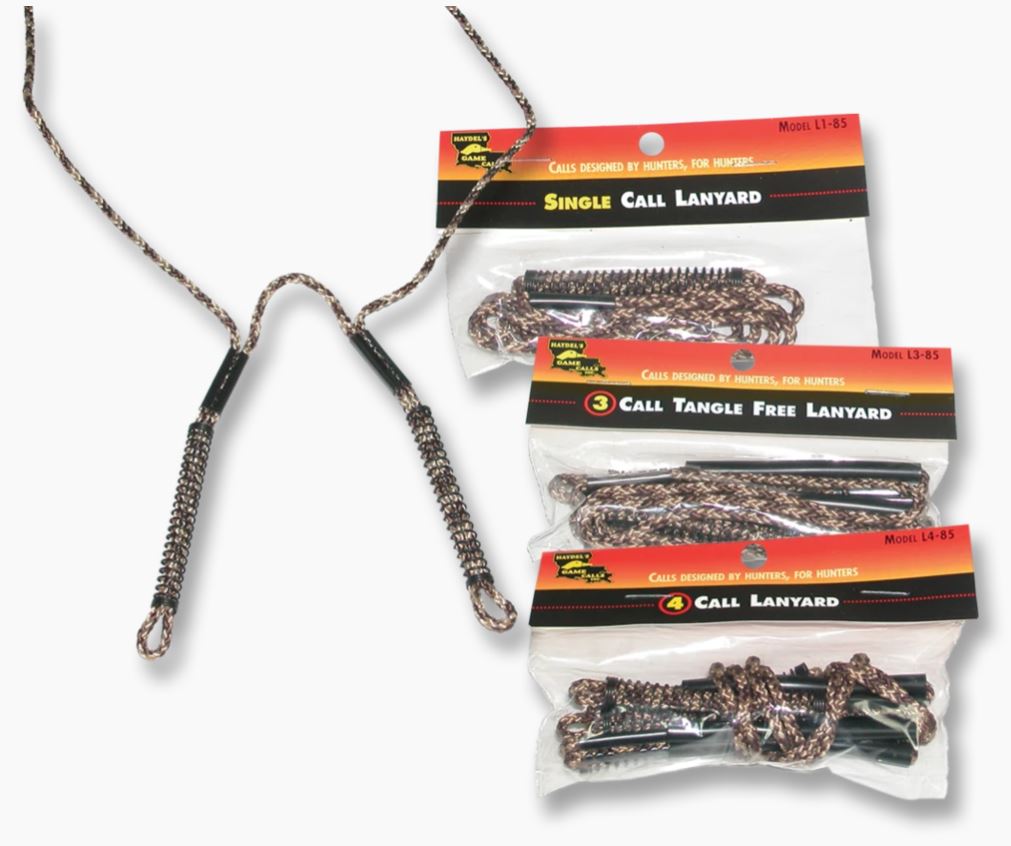 Haydels Game Calls L285 Double Call Adjustable Lanyard