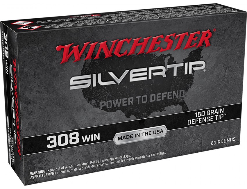 Winchester Repeating Arms WIN SILVERTIP DEFENSE 308WIN 150GR 20/10