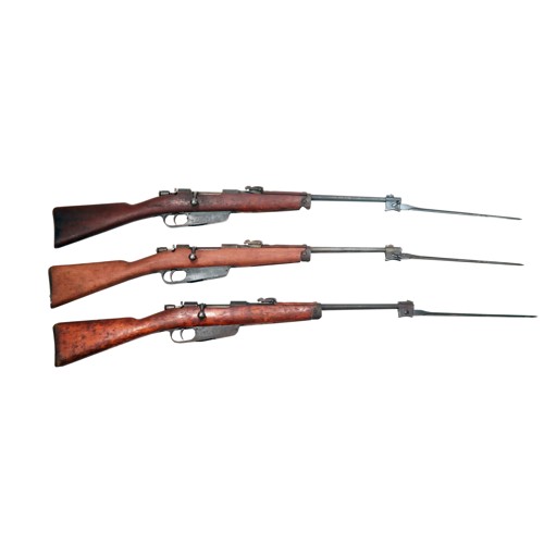 TANFOGLIO M91 6.5x52mm Carcano 17.5ʺ 6rd - Beech Wood w/ Folding Bayonet | KYGUNCO