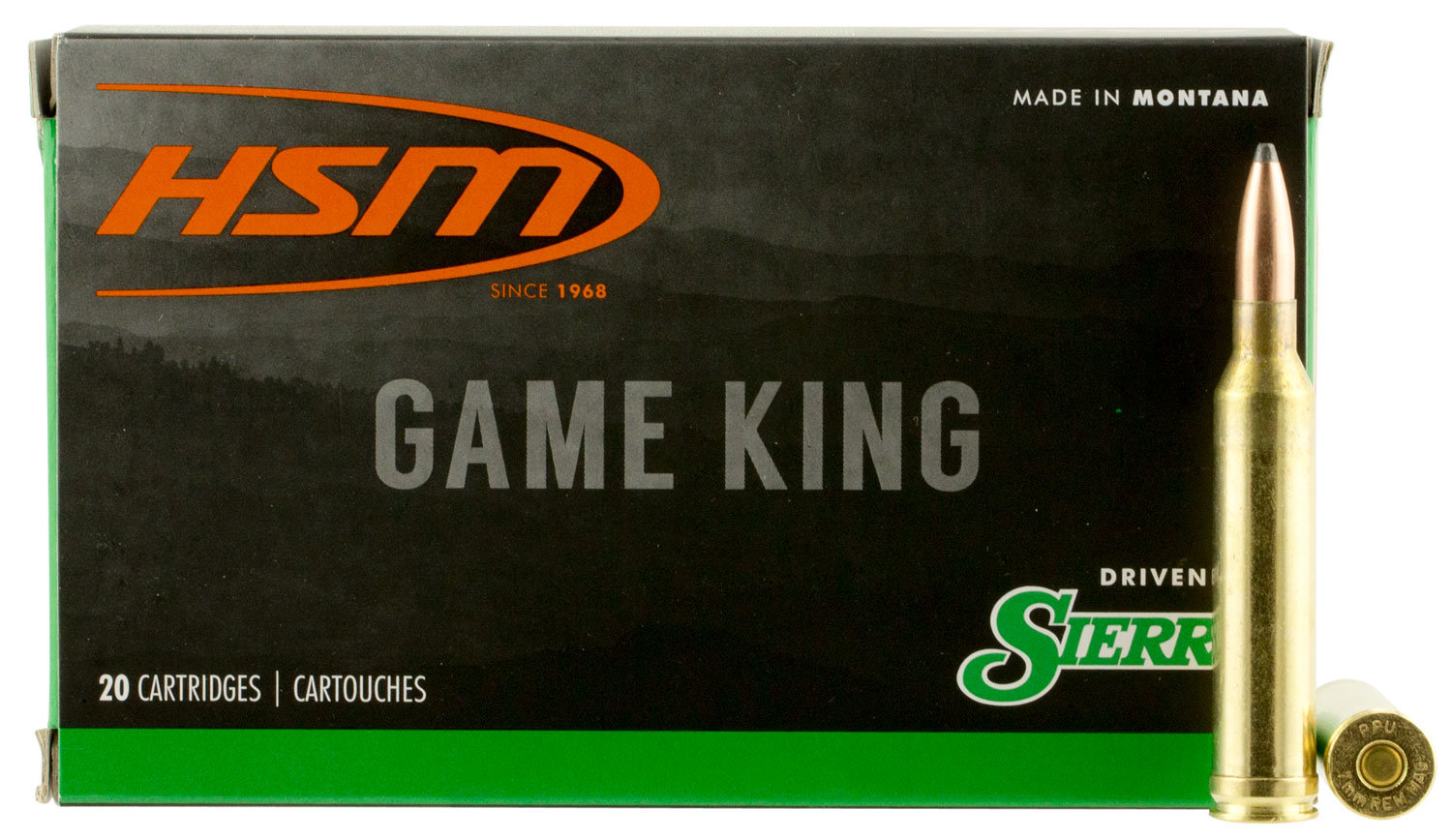 HSM AMMO 7mm Remington Mag 175Gr SBT GameKing 20rd