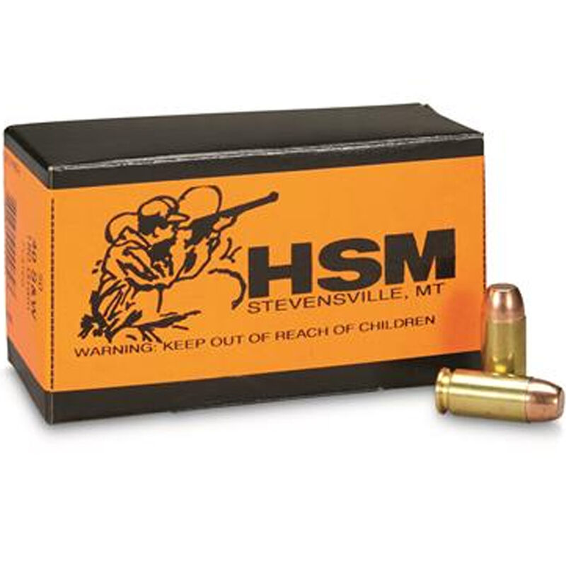HSM 45 Schofield 200gr RNFP Ammunition New Manufactured Cowboy Action 50rds – HHSM-45S-1-N