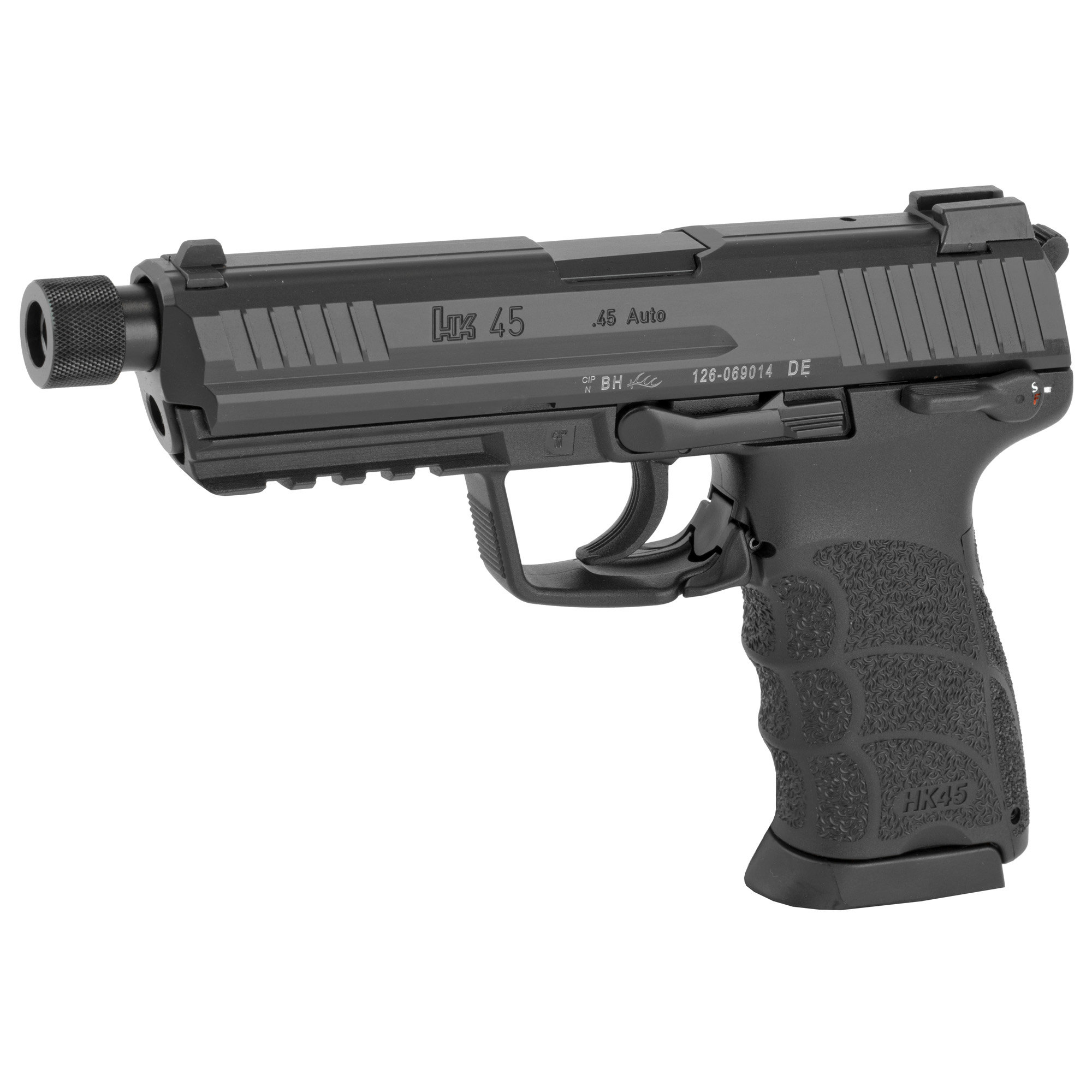 HK FIREARMS HK45 Compact Tactical V1 45ACP 4.57ʺ 10rd Pistol - Black