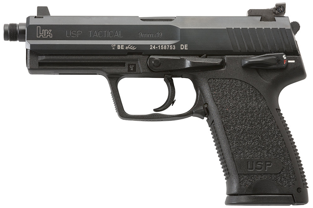 HK USA USP9 Tactical V1 9mm 4.86″ 15rd Pistol – Black