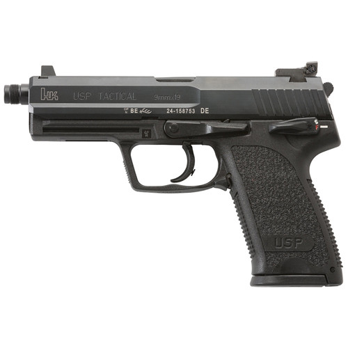 USP Tactical エアガン ブラック HK USA USP9 Tactical V1 9mm 4.86ʺ 15rd Pistol - Black