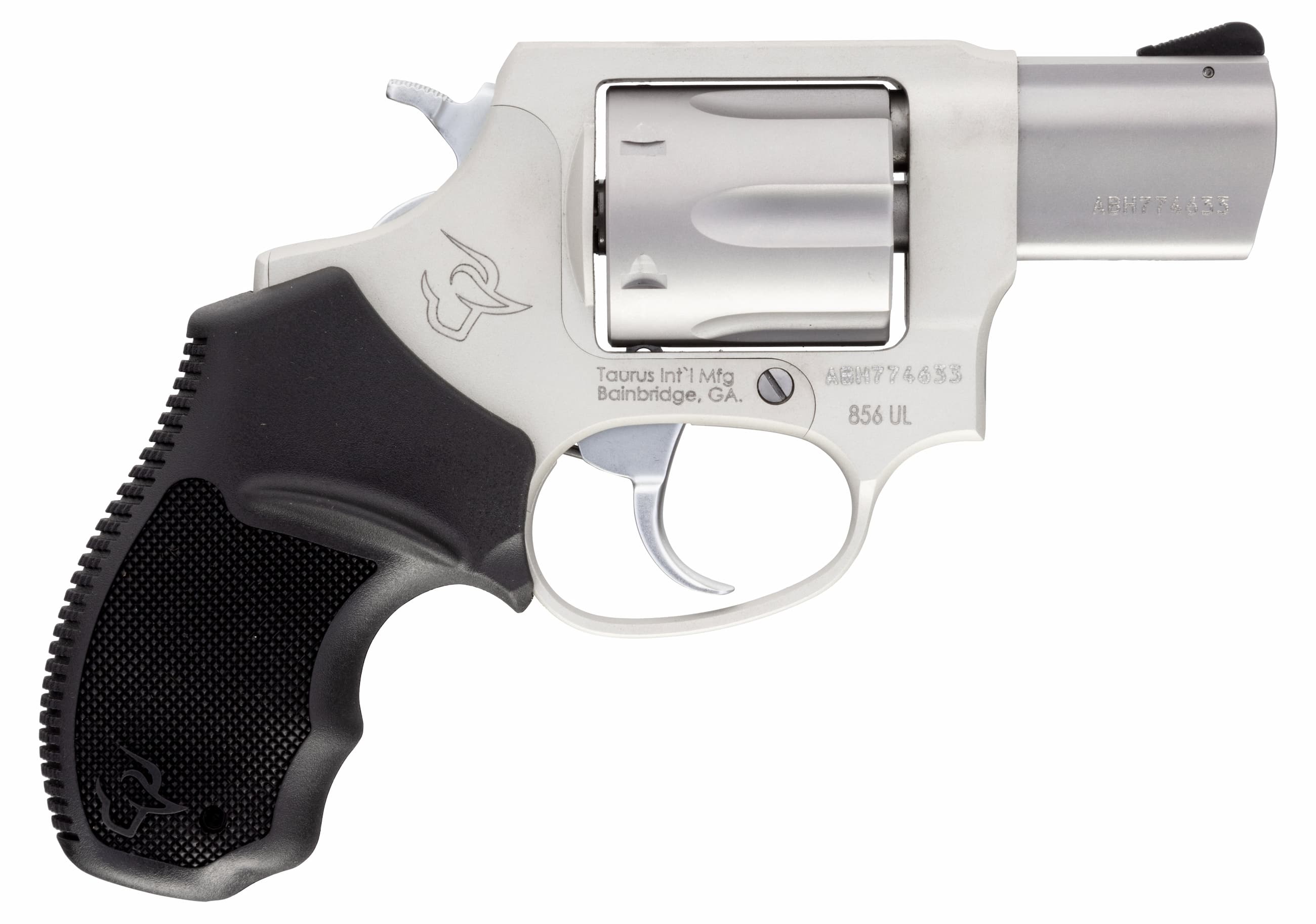 TAURUS 856 Ultra Lite 38 Special +P 2" 6rd Revolver - Stainless / Rubber Grips