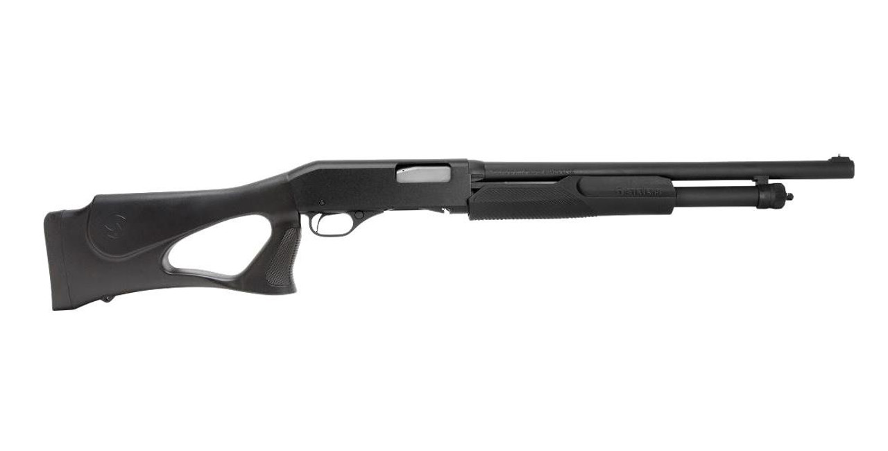 STEVENS 320 Security 12 Gauge 3" 5rd Pump Shotgun - Black Thumbhole Stock