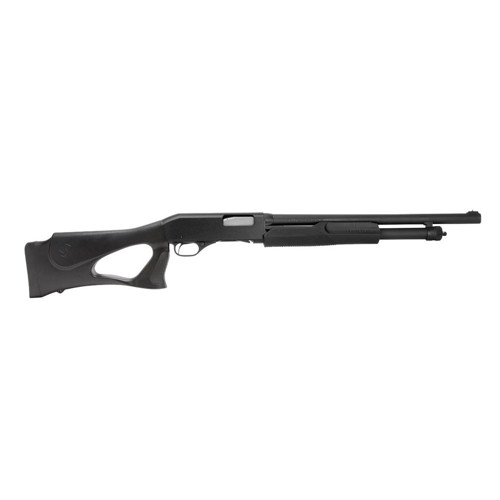 STEVENS 320 Security 12 Gauge 3 5rd Pump Shotgun  Black Thumbhole Stock