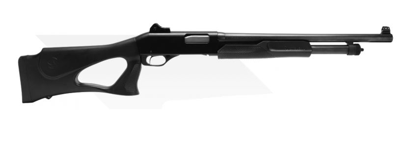 STEVENS 320 Security 20 Gauge 3" 18.5" 5rd Pump Shotgun w/ Ghost Ring Sights - Black Thumbhole Stock