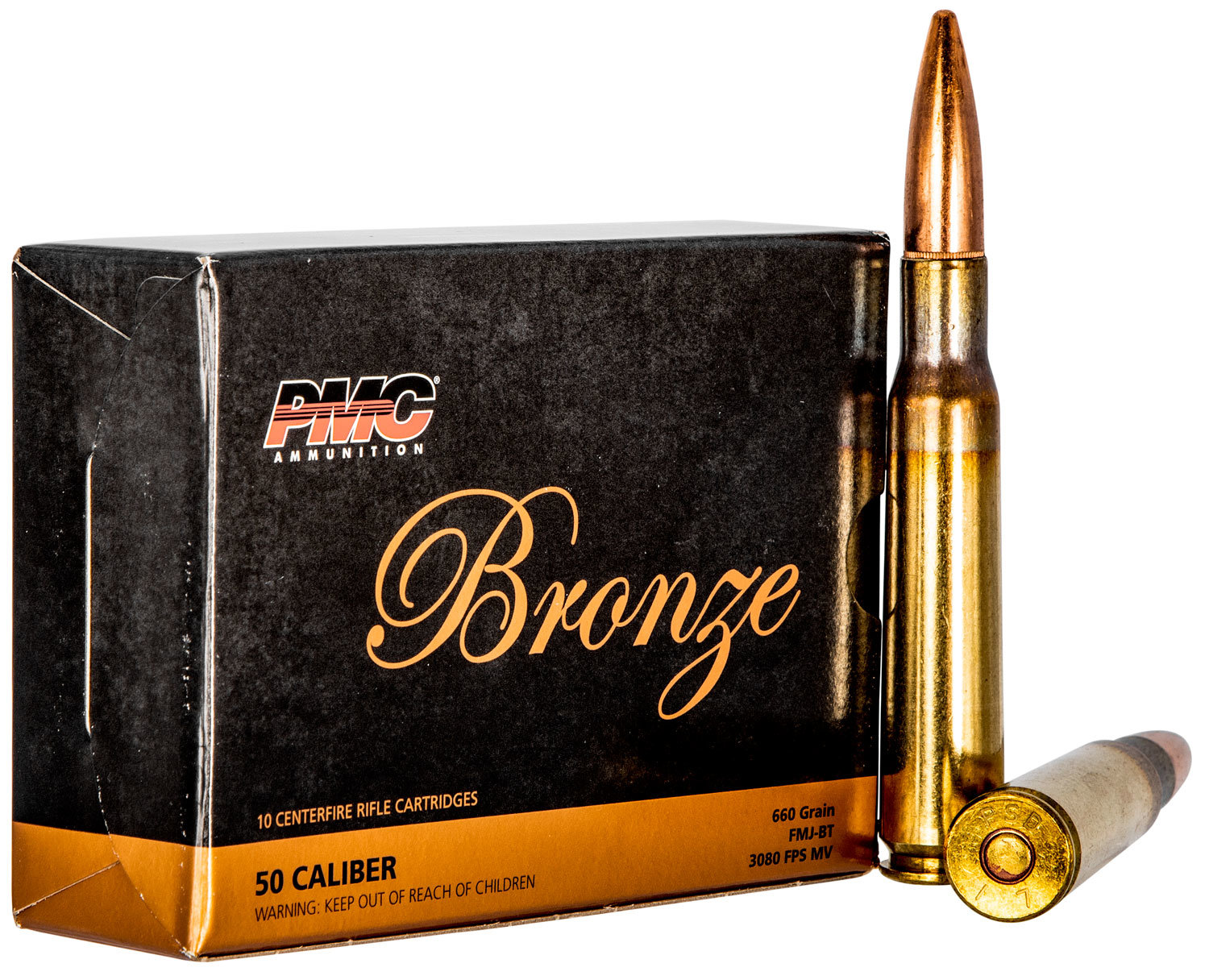 PMC 50 BMG AMMO CAN 660GR – LINKED FMJ-BT 100RD