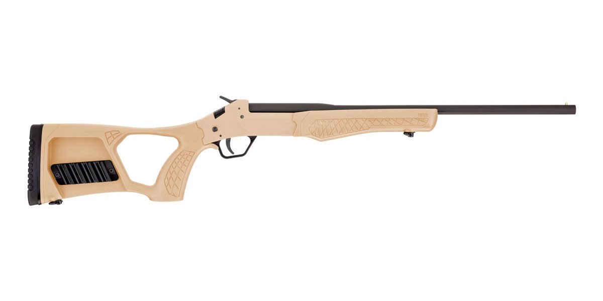 ROSSI Tuffy Single Shot Compact 410 Gauge 18.5in Shotgun - Tan / Black