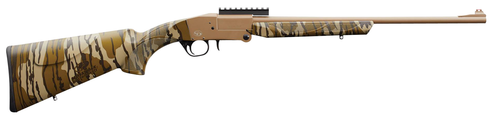CHARLES DALY 101 410 Gauge 3" 20" Single Shot Shotgun - FDE / Mossy Oak Bottomland