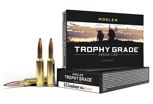 Nosler RMEF Trophy Grade 6.5 Creedmoor Ammo 140 Grain Partition Jacketed Soft Point Box of 20
