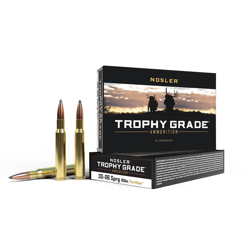 Nosler 30 06 Springfield 180GR Partition 20 Ct. Ammunition