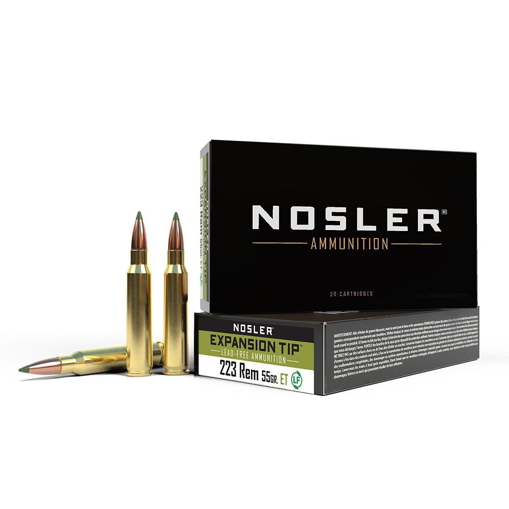 Nosler 223 Remington 55gr E-Tip (20 ct.) Ammunition