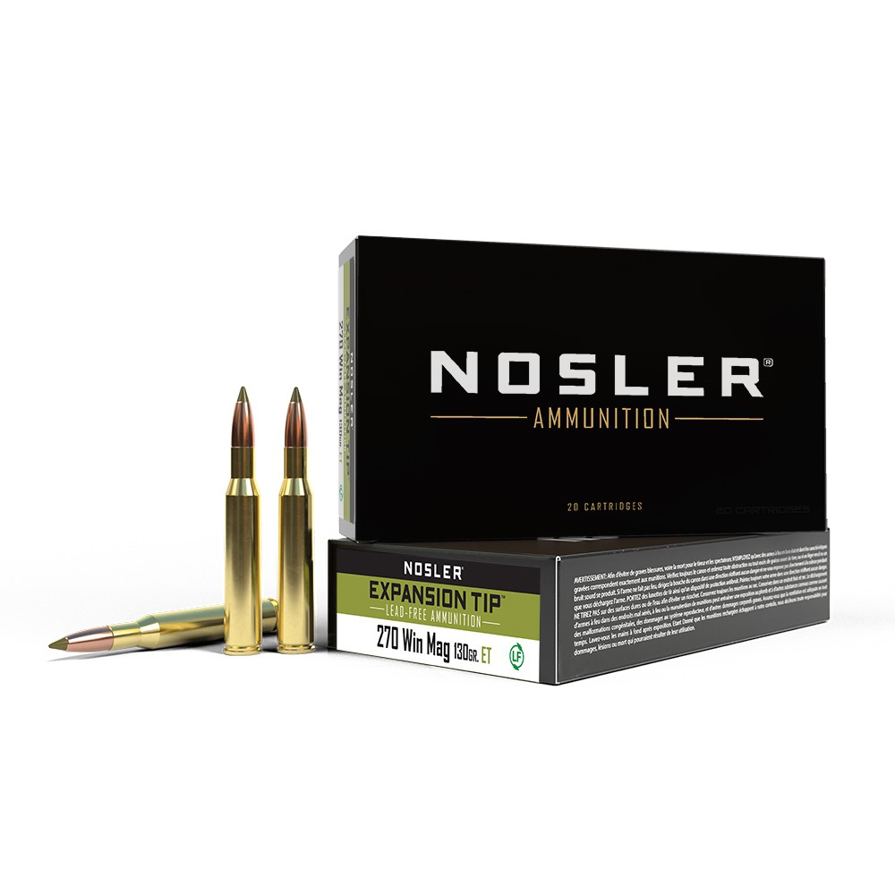 Nosler NOSLER 270 Winchester 130Gr E-Tip Lead Free 20rd