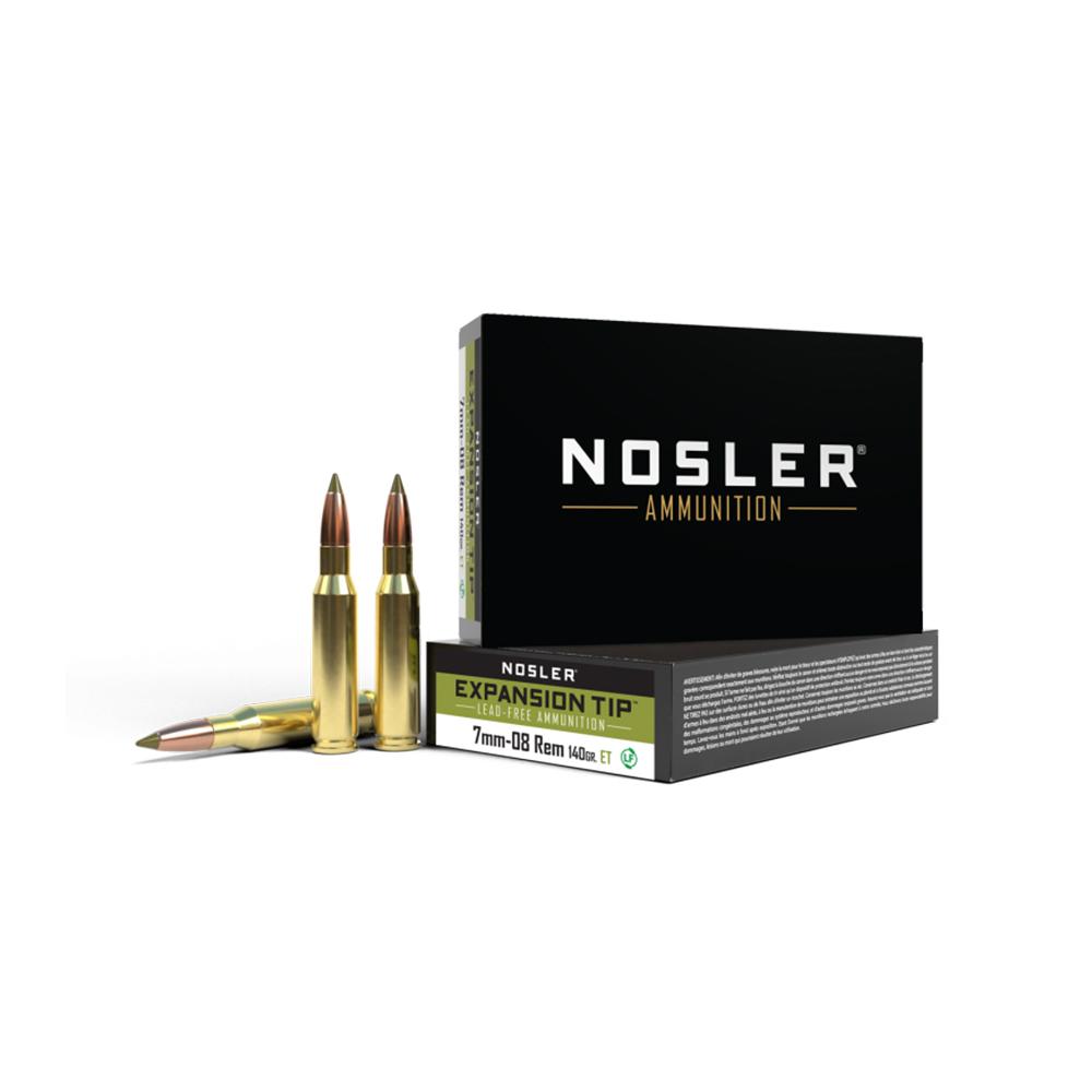 Nosler NOSLER 7mm-08 Rem 140Gr E-Tip Lead Free 20rd